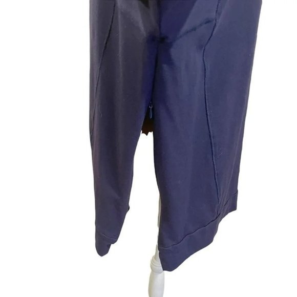 Eileen Fisher Navy Blue Long Sleeve Side Zip Pullover Top Blouse Size Medium - Picture 6 of 6